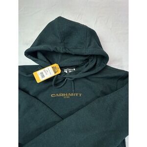 Carhartt Hoodie Rain Defender Loose Fit Blue Men Sm NWT 1889 Graphic Mid weight
